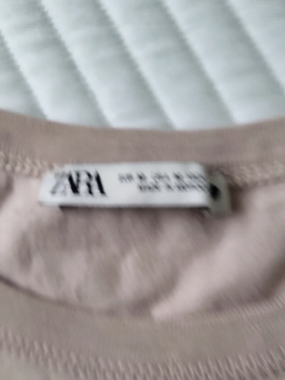 Zara Boxy Short Sleeve Tee in Taupe - Picture 3 of 5